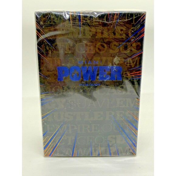 Citi Trends Other - Miami Power Eau de Cologne Men Fragrance 3.4oz 100ml New Sealed